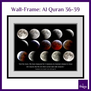 Beautiful Wall Frame Moon By Shukrea