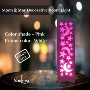 Moon & Star Decorative Room Light by Shukrea