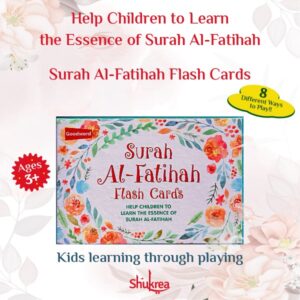 Surah Al Fatihah Flash Cards by Shukrea